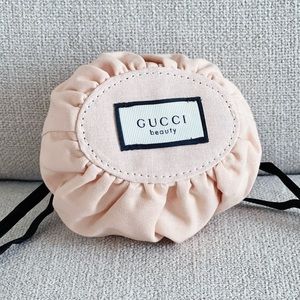 Gucci Beauty Pink Drawstring Pouch